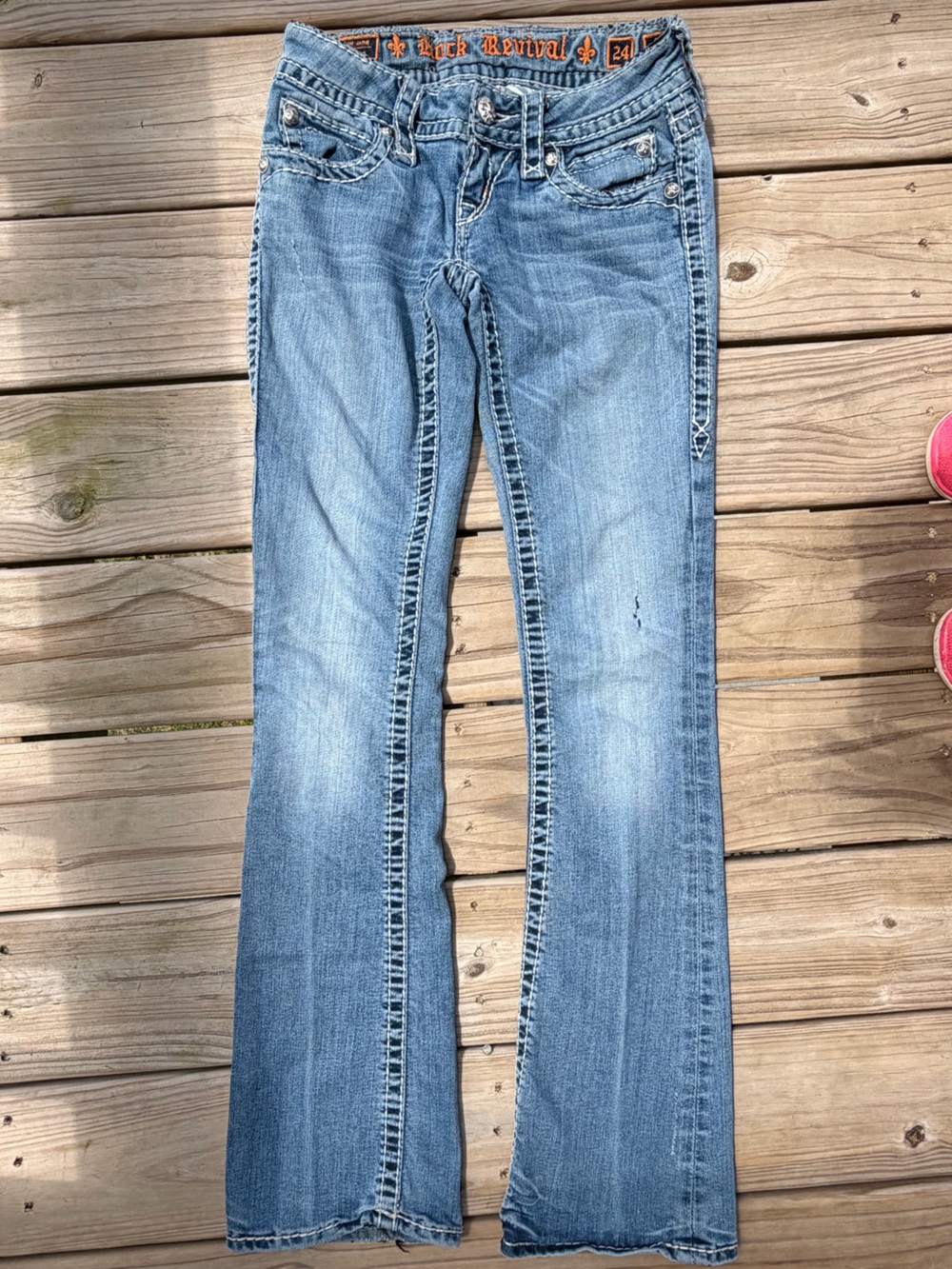 Rock Revival Light Blue Denim Jeans